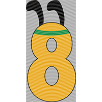 Cartoon letters-CL 302